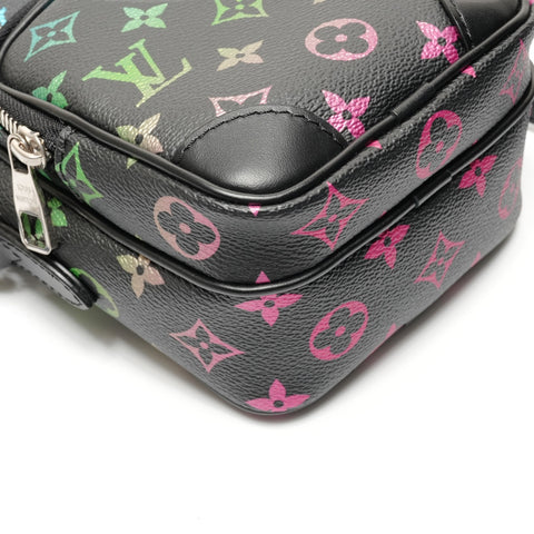 LOUIS VUITTON Monogram Iridescent NM Amazon M13898 Shoulder Bag black WS26777