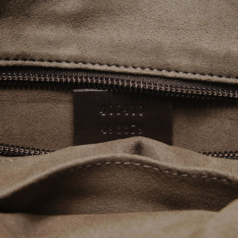 GUCCI 406410 GG Supreme PVC Shoulder Bag beige WS26780