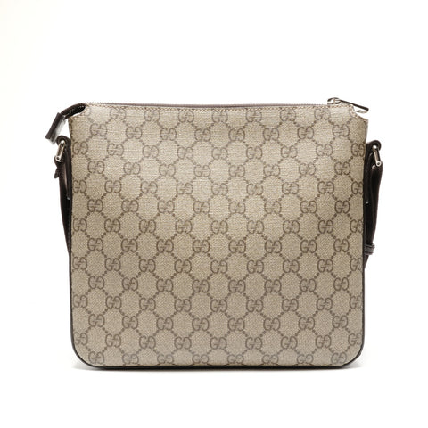 GUCCI 406410 GG Supreme PVC Shoulder Bag beige WS26780