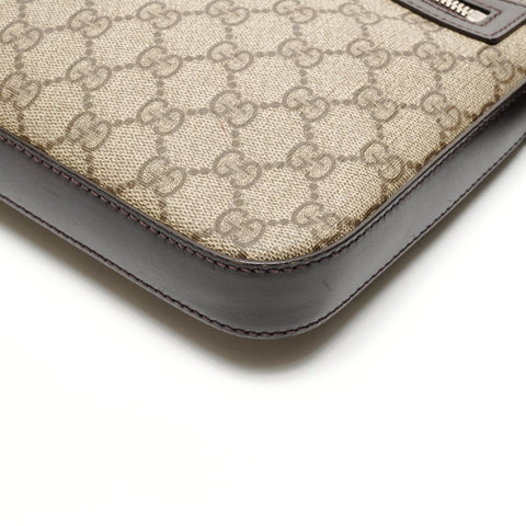 GUCCI 406410 GG Supreme PVC Shoulder Bag beige WS26780