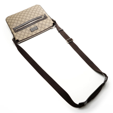 GUCCI 406410 GG Supreme PVC Shoulder Bag beige WS26780