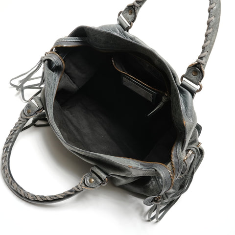 BALENCIAGA Classic City 2way Handbag gray WS26781