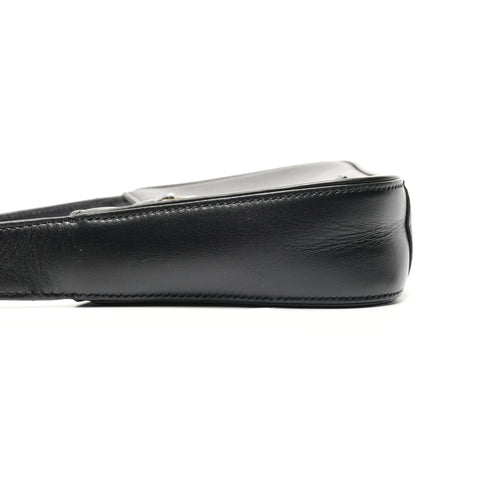 YVES SAINT LAURENT LE5A7 Mini Leather Hobo 710318 Shoulder Bag black WS26786