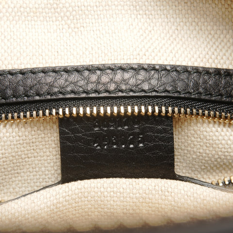 GUCCI 369176 Soho Leather 2way Handbag black WS26787