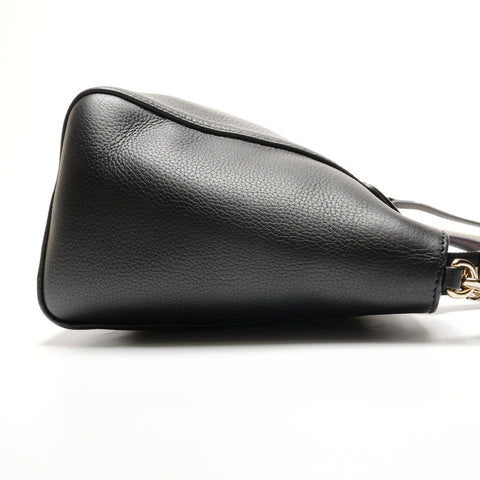 GUCCI 369176 Soho Leather 2way Handbag black WS26787