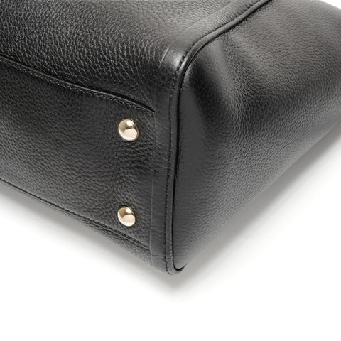 GUCCI 369176 Soho Leather 2way Handbag black WS26787