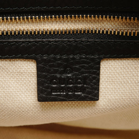 GUCCI 369176 Soho Leather 2way Handbag black WS26787