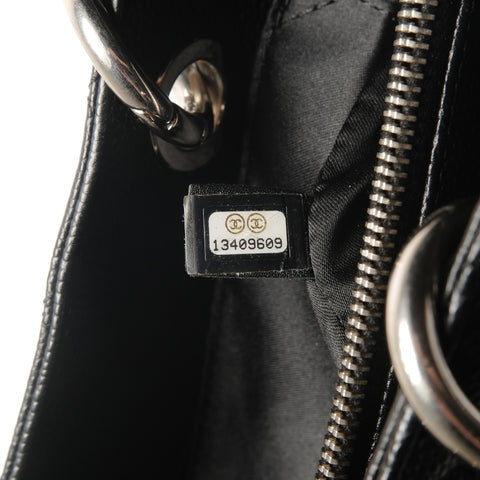 CHANEL Deka COCO Mark GST Matelasse Caviar Tote Bag, No. 13, 2009-2010 Shoulder Bag black WS26797