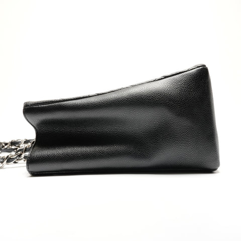 CHANEL Deka COCO Mark GST Matelasse Caviar Tote Bag, No. 13, 2009-2010 Shoulder Bag black WS26797