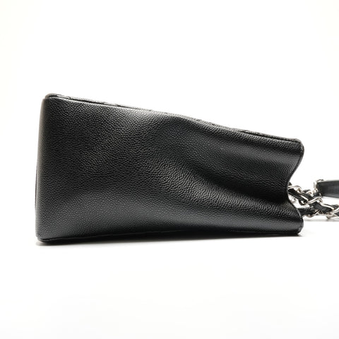 CHANEL Deka COCO Mark GST Matelasse Caviar Tote Bag, No. 13, 2009-2010 Shoulder Bag black WS26797