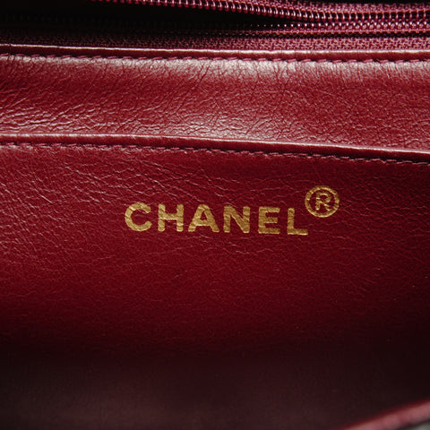 CHANEL Diana 25 Matelasse Lambskin Chain, No. 2, 1991-1993 Shoulder Bag black WS26798