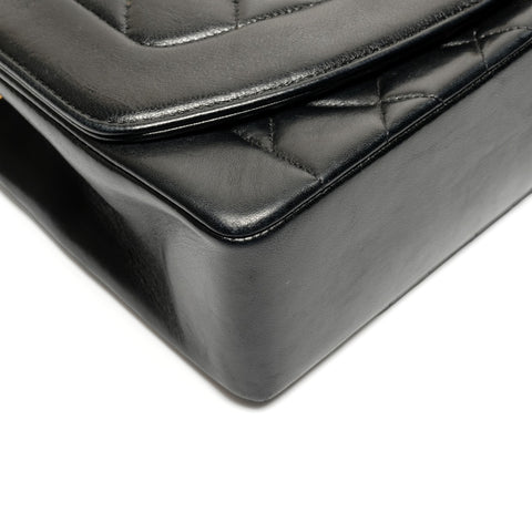 CHANEL Diana 25 Matelasse Lambskin Chain, No. 2, 1991-1993 Shoulder Bag black WS26798
