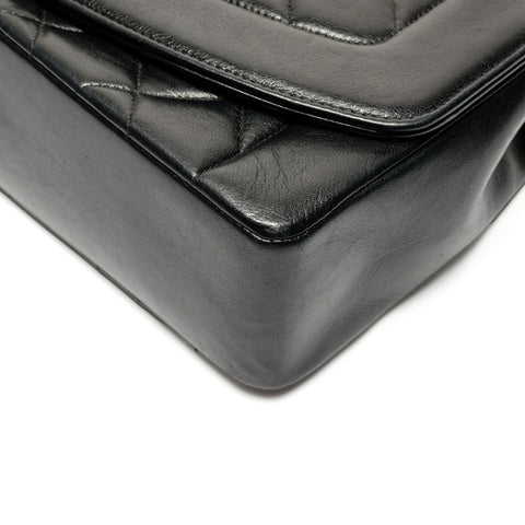 CHANEL Diana 25 Matelasse Lambskin Chain, No. 2, 1991-1993 Shoulder Bag black WS26798