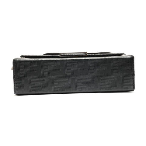 FENDI Zucca Bucket Soft Trunk 7VA565 Shoulder Bag black WS26799