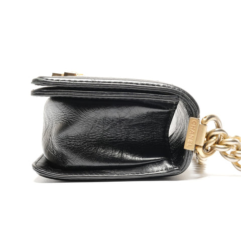 CHANEL Mini Boy Chain Luxury 23 Series 2016-2017 Shoulder Bag black WS26800