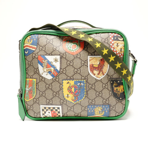 GUCCI GG Supreme PVC Shoulder Bag green WS26801