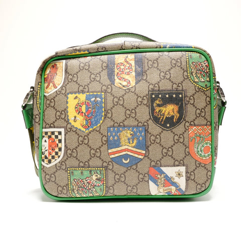 GUCCI GG Supreme PVC Shoulder Bag green WS26801