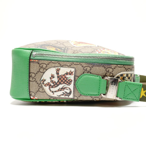 GUCCI GG Supreme PVC Shoulder Bag green WS26801