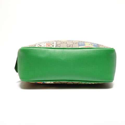 GUCCI GG Supreme PVC Shoulder Bag green WS26801