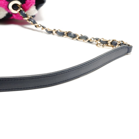 CHANEL Mouton Boa Matelasse Flap Chain 23 Series 2016-2017 Shoulder Bag multicolor WS26802