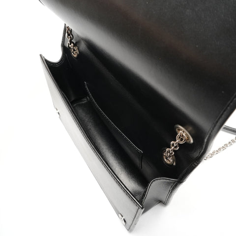 Miu Miu Leather Matelasse Camera Bag with Flap, Small, 5BP065 Shoulder Bag black WS26803