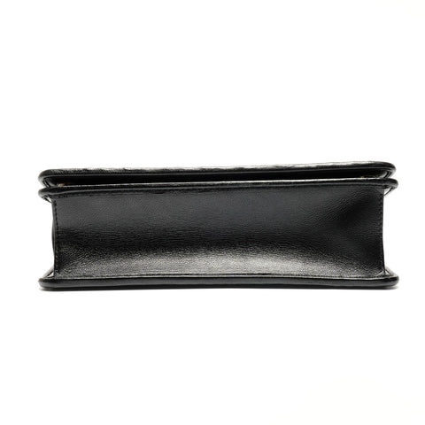 Miu Miu Leather Matelasse Camera Bag with Flap, Small, 5BP065 Shoulder Bag black WS26803