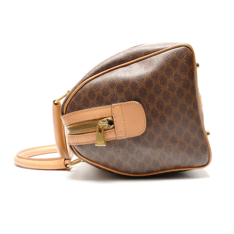 CELINE Macadam PVC Boston bag Brown WS26805
