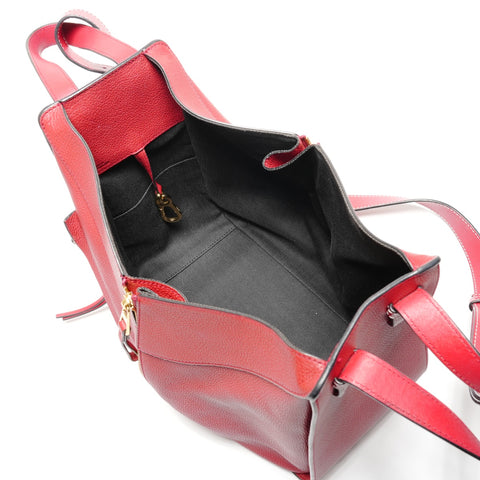 LOEWE Hammock Leather 2way Small Shoulder Bag Red WS26807