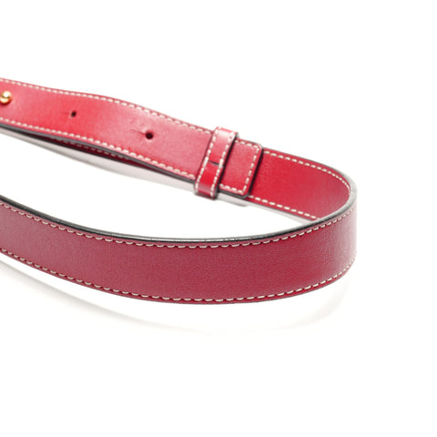 LOEWE Hammock Leather 2way Small Shoulder Bag Red WS26807