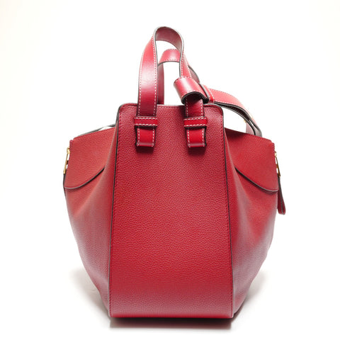 LOEWE Hammock Leather 2way Small Shoulder Bag Red WS26807