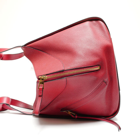 LOEWE Hammock Leather 2way Small Shoulder Bag Red WS26807