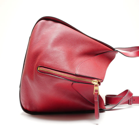 LOEWE Hammock Leather 2way Small Shoulder Bag Red WS26807