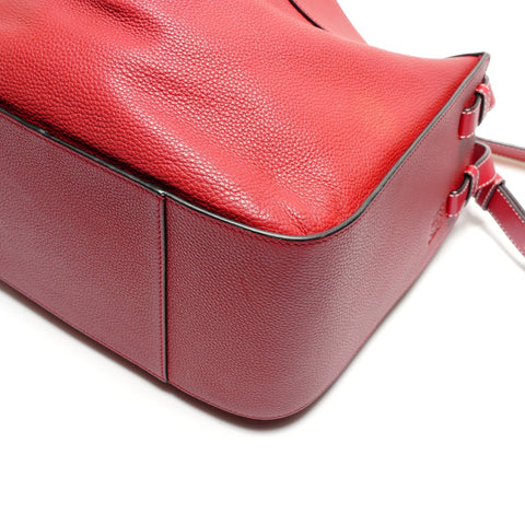 LOEWE Hammock Leather 2way Small Shoulder Bag Red WS26807