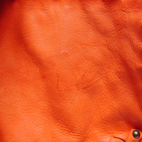 BOTTEGAVENETA Leather studs INTRECCIATO Tote Bag Orange WS26808