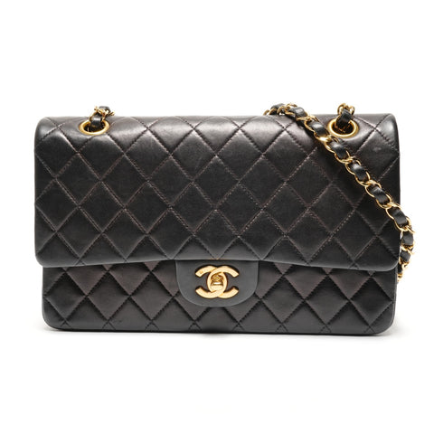 CHANEL Double flap Matelasse lambskin 9.8