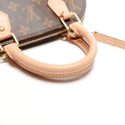 LOUIS VUITTON 2019 Monogram Alma BB Handbag Brown WS26816