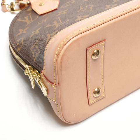 LOUIS VUITTON 2019 Monogram Alma BB Handbag Brown WS26816