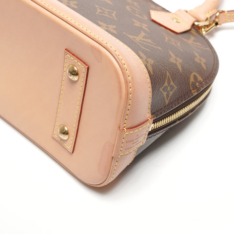 LOUIS VUITTON 2019 Monogram Alma BB Handbag Brown WS26816