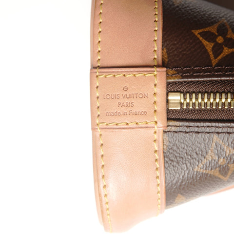 LOUIS VUITTON 2019 Monogram Alma BB Handbag Brown WS26816