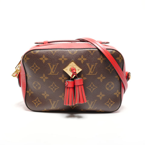 LOUIS VUITTON 2018 Monogram Saintonge Shoulder Bag Brown WS26817