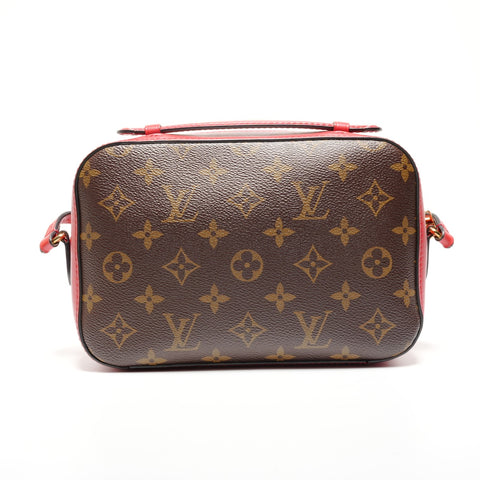 LOUIS VUITTON 2018 Monogram Saintonge Shoulder Bag Brown WS26817