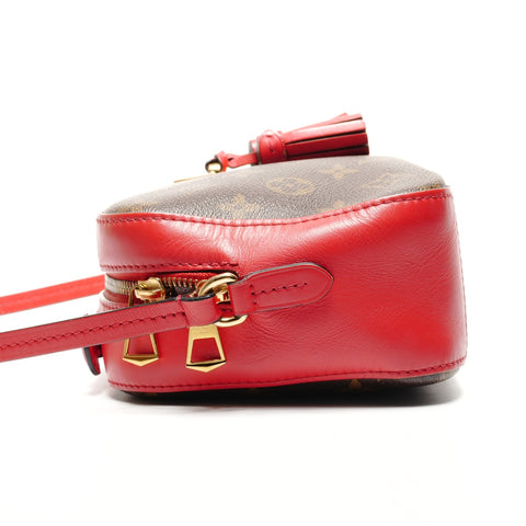 LOUIS VUITTON 2018 Monogram Saintonge Shoulder Bag Brown WS26817