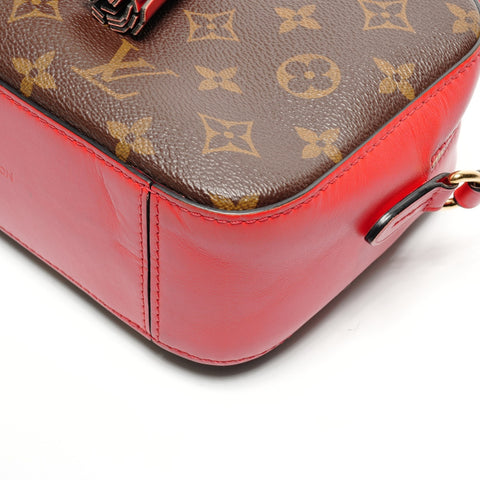 LOUIS VUITTON 2018 Monogram Saintonge Shoulder Bag Brown WS26817