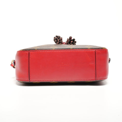 LOUIS VUITTON 2018 Monogram Saintonge Shoulder Bag Brown WS26817