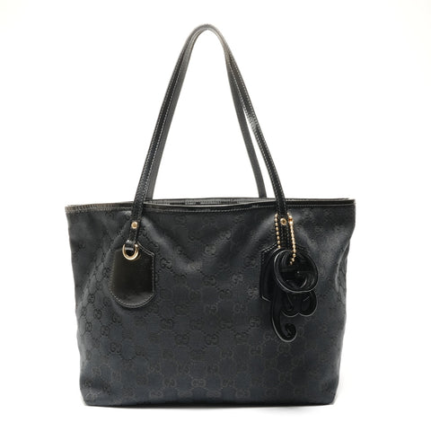 GUCCI GG canvas Tote Bag black WS26818