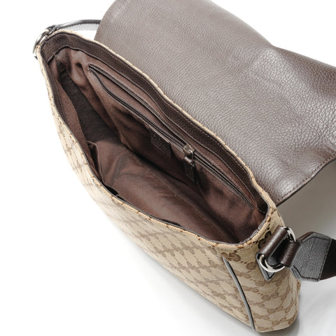 GUCCI GG canvas messenger bag Shoulder Bag Brown WS26821