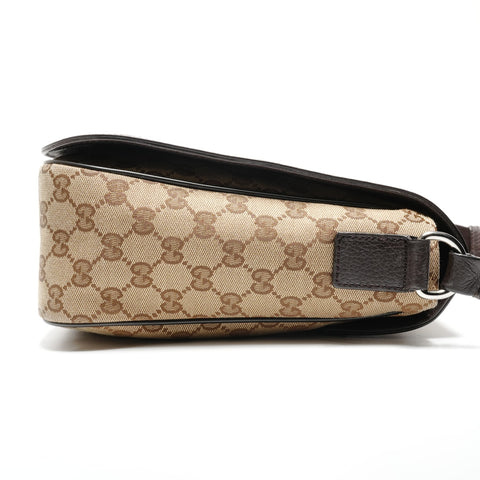 GUCCI GG canvas messenger bag Shoulder Bag Brown WS26821