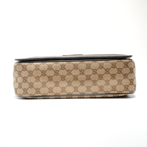GUCCI GG canvas messenger bag Shoulder Bag Brown WS26821