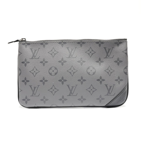 LOUIS VUITTON 2020 Monogram Trio Messenger Bag Shoulder Bag black WS26822