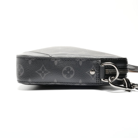 LOUIS VUITTON 2020 Monogram Trio Messenger Bag Shoulder Bag black WS26822